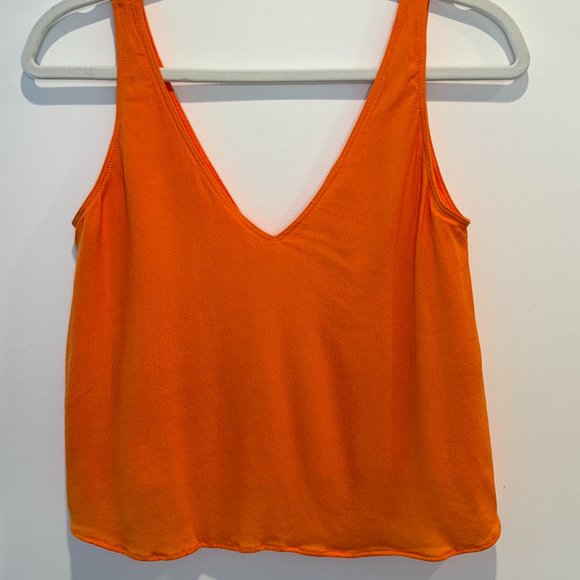 Wilfred Free Orange Tie Up Top - Picture 2 of 6